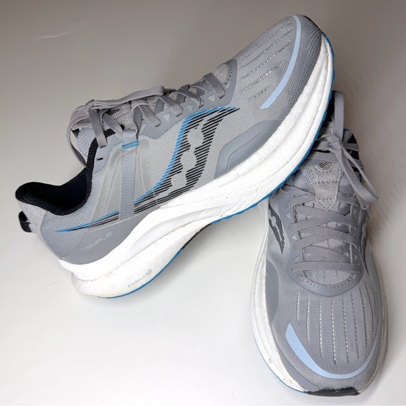 Saucony Men\'s Tempus Athletic Running Shoes Gray / White Size - 10 main image 4